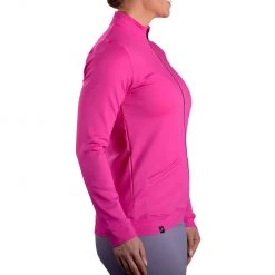 SwingDish Women's Kendal Full Zip Golf Jacket Pink -Golf Apparel Sales Shop unnamed file 10006