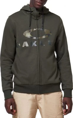 Oakley Men's Bark Full Zip Hoodie Blackout