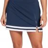 Slazenger Women's Front Zip Golf Skort Navy -Golf Apparel Sales Shop unnamed file 10161
