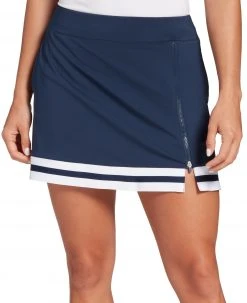 Slazenger Women's Front Zip Golf Skort Navy