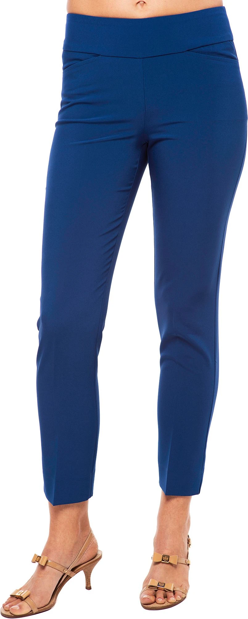 IBKUL Women's Ankle Length Golf Pants Navy 3 IBKUL Women's Ankle Length Golf Pants Navy