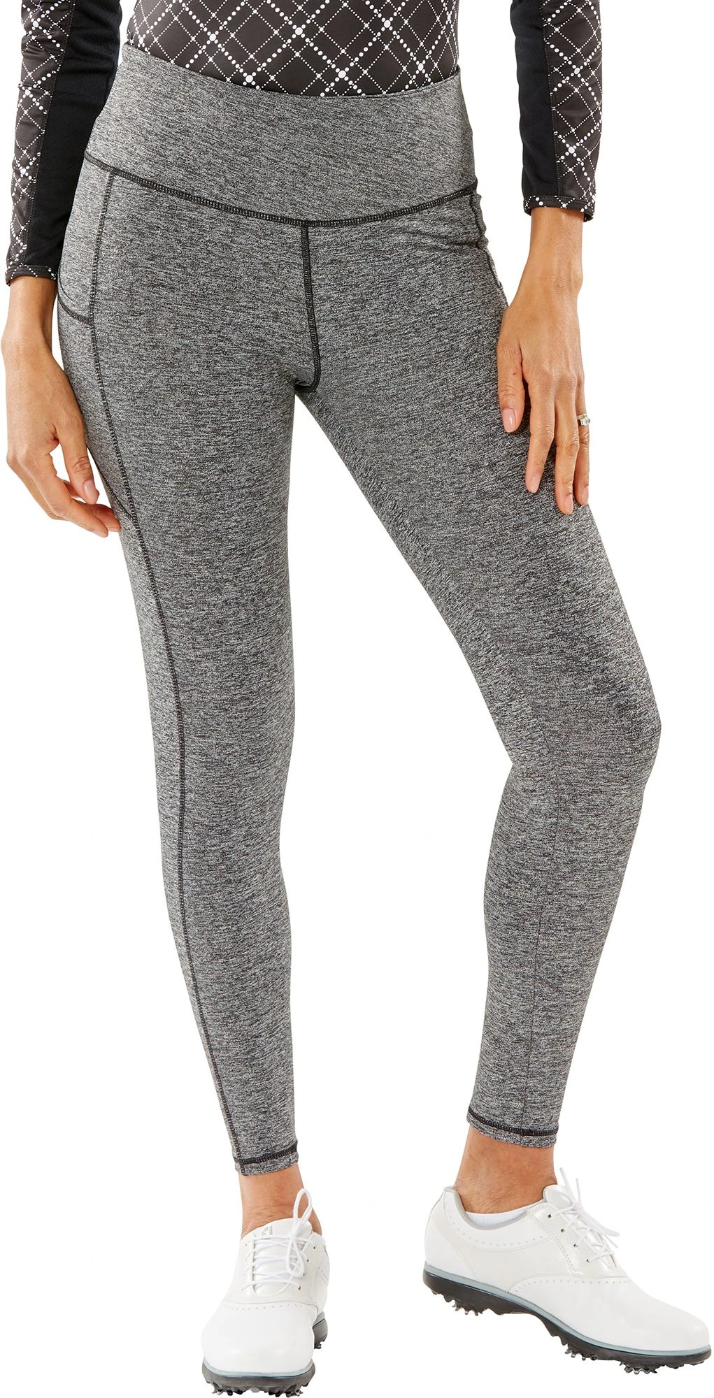 Nancy Lopez Golf Nancy Lopez Women's Power Golf Legging Black 3 Nancy Lopez Golf Nancy Lopez Women's Power Golf Legging Black