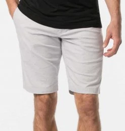 TravisMathew Men's Starboard Golf Shorts Heather Sleet