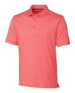 Cutter & Buck Men's Forge Heather Golf Polo Seaweed Heather