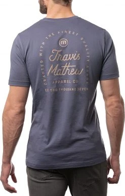 TravisMathew Men's Travel Plans Short Sleeve Golf T-Shirt Nightshadow 7 TravisMathew Men's Travel Plans Short Sleeve Golf T-Shirt Nightshadow -Golf Apparel Sales Shop unnamed file 10494