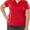 Nancy Lopez Golf Nancy Lopez Women's Legacy Short Sleeve Polo Cherry 2 Nancy Lopez Golf Nancy Lopez Women's Legacy Short Sleeve Polo Cherry -Golf Apparel Sales Shop unnamed file 10501