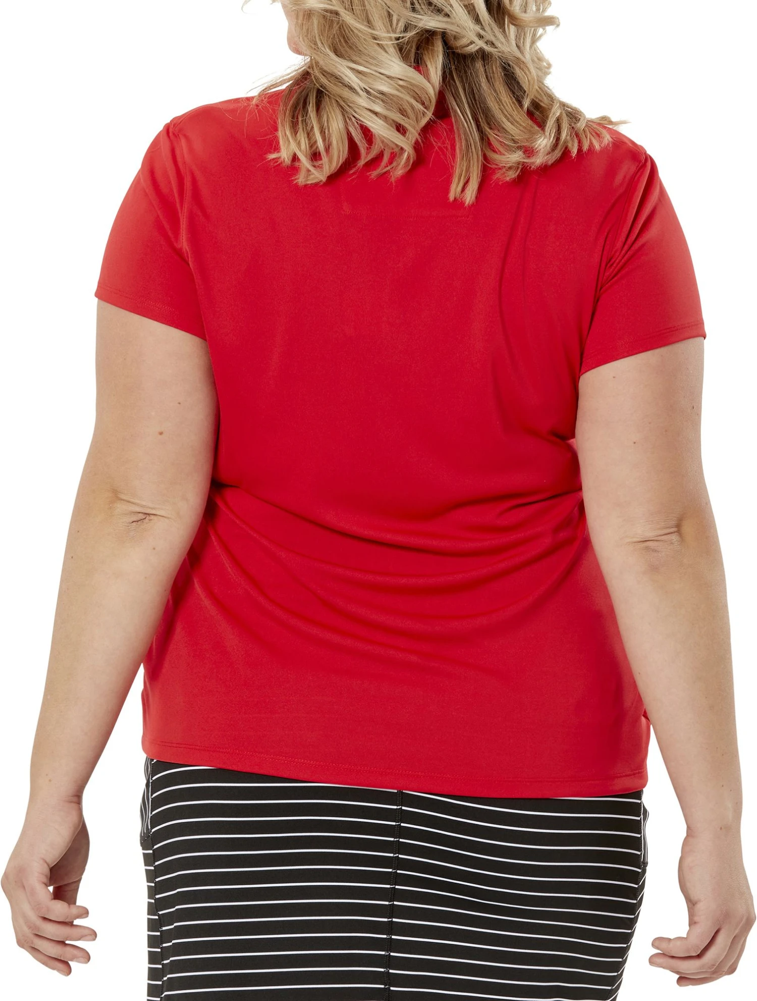 Nancy Lopez Golf Nancy Lopez Women's Legacy Short Sleeve Polo Cherry 4 Nancy Lopez Golf Nancy Lopez Women's Legacy Short Sleeve Polo Cherry - Image 2