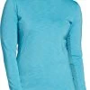Slazenger Women's UV Long Sleeve Golf Pullover Blue Cove -Golf Apparel Sales Shop unnamed file 10516