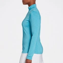 Slazenger Women's UV Long Sleeve Golf Pullover Blue Cove -Golf Apparel Sales Shop unnamed file 10519