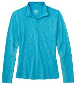 Slazenger Women's UV Long Sleeve Golf Pullover Blue Cove -Golf Apparel Sales Shop unnamed file 10523