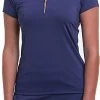 EP Pro Women's Cap Sleeve Mandarin Golf Polo Inky Multi -Golf Apparel Sales Shop unnamed file 10542