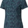 Puma Women's Cloudspun Camo Golf Polo Deep Teal -Golf Apparel Sales Shop unnamed file 10544