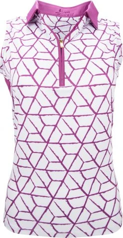 Nancy Lopez Golf Nancy Lopez Women's Vixen Sleeveless Polo Iris Multi
