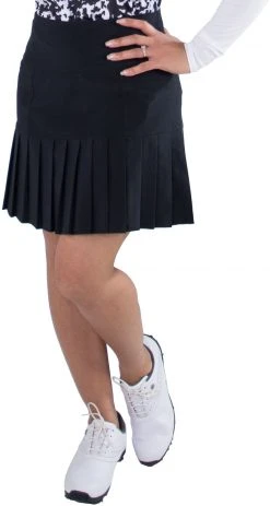 Jofit Women's Knife Pleat 17'' Golf Skort Black