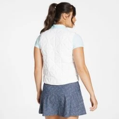 CALIA Women's Quilted Cropped Golf Vest Pure White 8 CALIA Women's Quilted Cropped Golf Vest Pure White -Golf Apparel Sales Shop unnamed file 1070