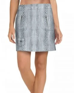 Jamie Sadock Women's 15" Habu Print Golf Skort Mercury