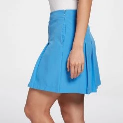 Lady Hagen Women's 17" Pleated Fashion Golf Skort Preppy Blue -Golf Apparel Sales Shop unnamed file 1145