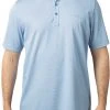 TravisMathew Langley Short Sleeve Polo For Men Heather Cardinal 1 TravisMathew Langley Short Sleeve Polo For Men Heather Cardinal -Golf Apparel Sales Shop unnamed file 1200