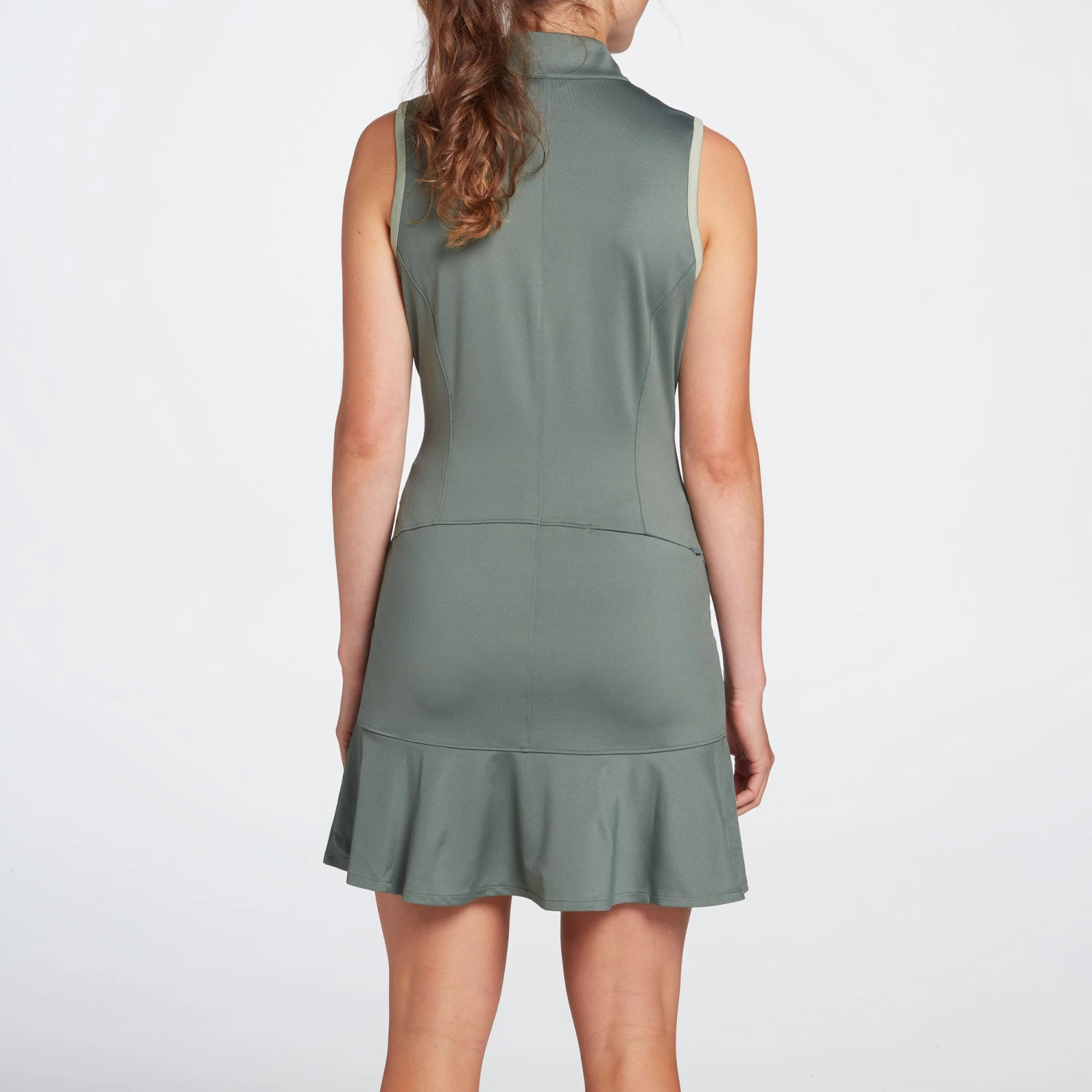 Lady Hagen Women's Drop Waist Sleeveless Golf Dress Tender Olive 5 Lady Hagen Women's Drop Waist Sleeveless Golf Dress Tender Olive - Image 3