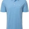 TravisMathew Men's The Heater Golf Polo Heather Microchip -Golf Apparel Sales Shop unnamed file 1230