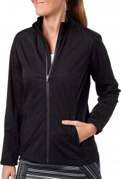 Lady Hagen Women's Best Golf Rain Jacket Black
