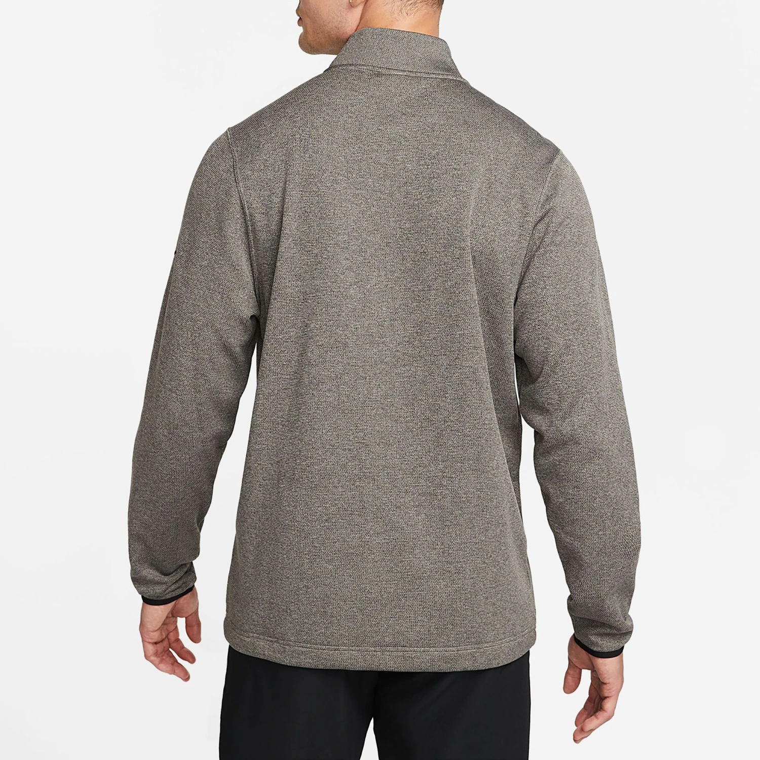 Nike Men's Therma FIT Victory 1/4 Zip Golf Top Black 4 Nike Men's Therma FIT Victory 1/4 Zip Golf Top Black - Image 2