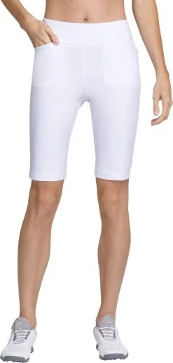 Tail Women's Side Insert 11'' Golf Shorts Chalk