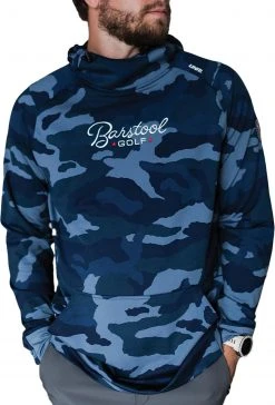 Barstool Sports X UNRL Men's Golf Crossover Hoodie II Navy