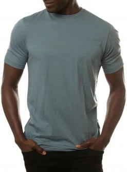 TravisMathew Men's Olympus Golf T-Shirt Heather Mood Indigo