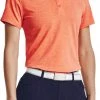 Under Armour Women's Zinger Short Sleeve Golf Polo Aftgw/suns Blvd/mtlc Slvr -Golf Apparel Sales Shop unnamed file 140