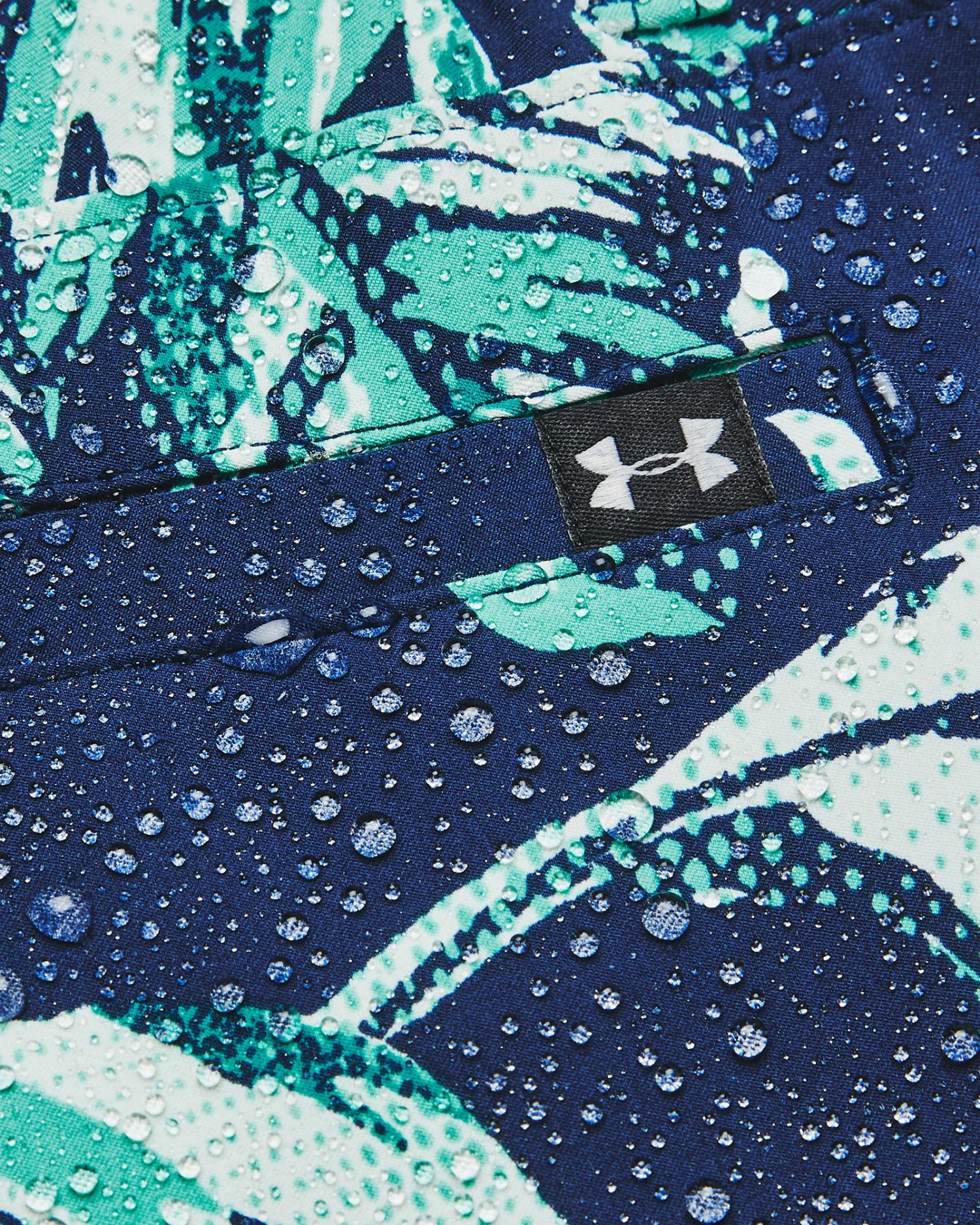 Under Armour Men's Drive Printed Golf Shorts Galaxy Black/black 7 Under Armour Men's Drive Printed Golf Shorts Galaxy Black/black - Image 5