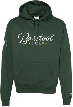 Barstool Sports Men's Golf Hoodie Green