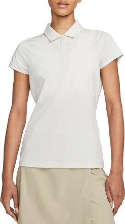 Nike Women's Dri-FIT Short Sleeve Golf Polo Lt Orewood Brn