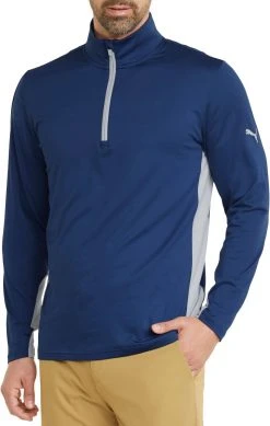 PUMA Men's Gamer Golf 1/4 Zip Jacket Bright Cobalt
