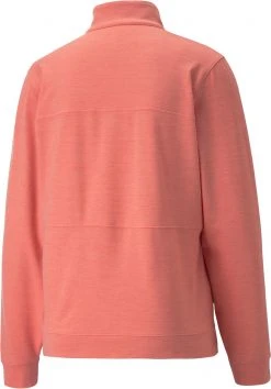 PUMA Women's CLOUDSPUN Rockaway Golf 1/4 Zip Dusty Aqua -Golf Apparel Sales Shop unnamed file 1529