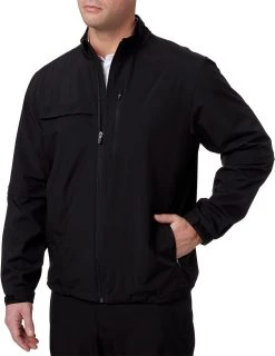 Walter Hagen Men's 2-in-1 Golf Rain Jacket Black