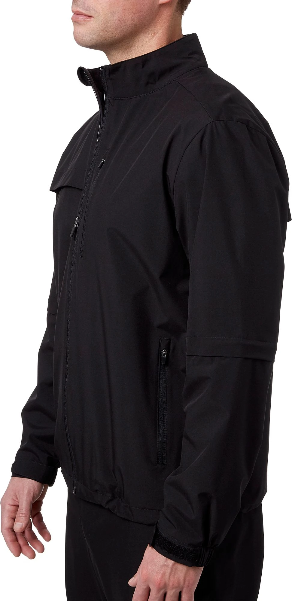 Walter Hagen Men's 2-in-1 Golf Rain Jacket Black 5 Walter Hagen Men's 2-in-1 Golf Rain Jacket Black - Image 3