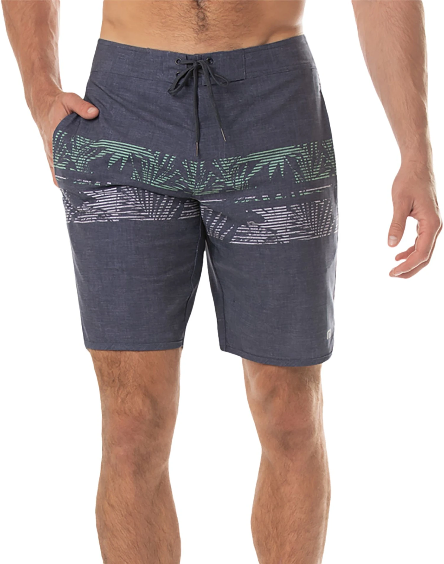 TravisMathew Men's Parked The Shark Golf Shorts Heather Insignia 3 TravisMathew Men's Parked The Shark Golf Shorts Heather Insignia