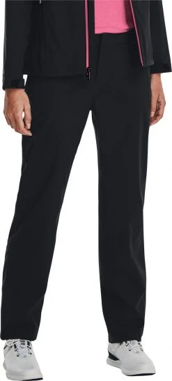 Under Armour Women's Stormproof Golf Rain Pants Black/black