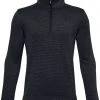 Under Armour Boys' SweaterFleece Golf 1/2 Zip Black