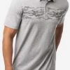 TravisMathew Men's Park It Polo Heather Light Grey 2 TravisMathew Men's Park It Polo Heather Light Grey -Golf Apparel Sales Shop unnamed file 1750
