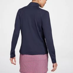 Lady Hagen Women's UV Long Sleeve Golf 1/4 Zip White -Golf Apparel Sales Shop unnamed file 1777