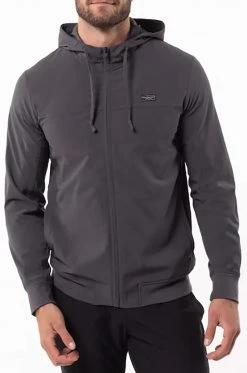 TravisMathew Men's Wanderlust Golf Jacket Black