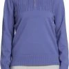 Lady Hagen Women's 1/4 Zip Golf Sweater Marlin