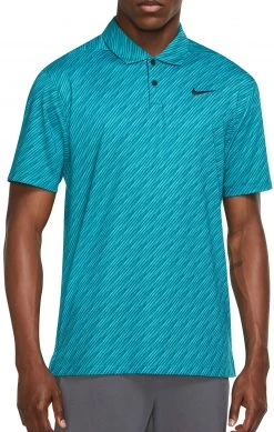 Nike Men's 2022 Dri-FIT Vapor Striped Golf Polo Bright Spruce