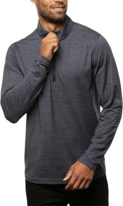 TravisMathew Men's Havasu 1/4 Zip Golf Pullover Sleet