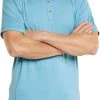 PUMA Men's Excellent Golf Wear Short Sleeve Henley Golf Shirt Dusty Aqua -Golf Apparel Sales Shop unnamed file 2081