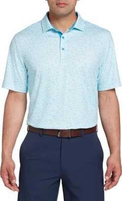 Walter Hagen Men's Perfect 11 Dad Day Convo Polo Shirt Dad Day Navy