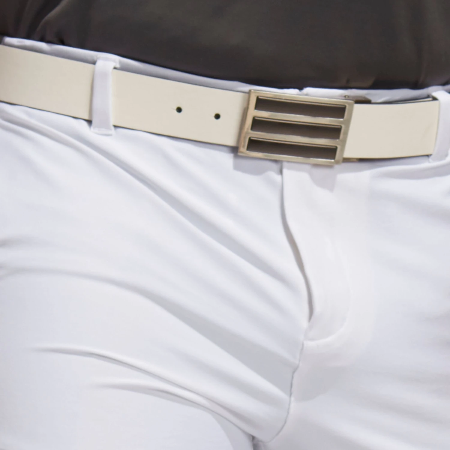 Adidas Men's Ultimate365 3-Stripes 8.5'' Golf Shorts White 6 Adidas Men's Ultimate365 3-Stripes 8.5'' Golf Shorts White - Image 4