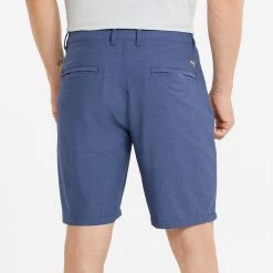 Puma Men's 101 North Golf Shorts Blazing Blue Heather -Golf Apparel Sales Shop unnamed file 2232